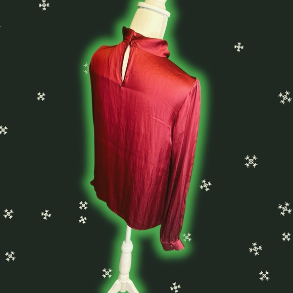 NWT PAIGE ‘Ceres’ Twist-Neck Top in “Mulberry” Size Small - Picture 14 of 16